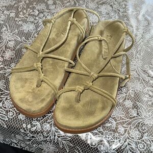 SCHUTZ Olive Suede Women's Sandals